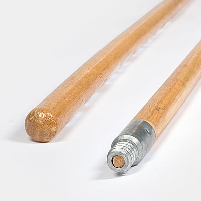 Wooden Handles with Metal Threads