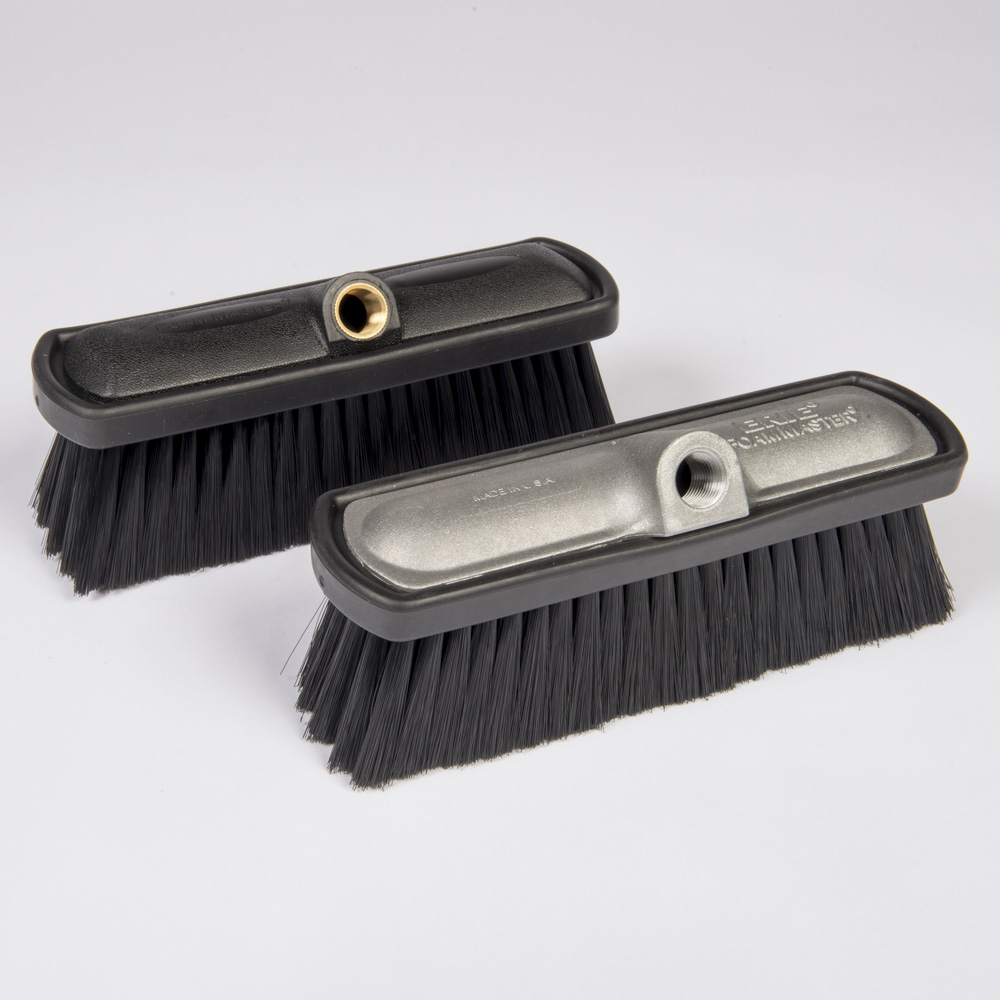 （注文分）ウッドエスカッション/カーリーメイプル材ブラック、クリア＆艶消し仕上げ Black Nylon FoamMaster® - Plastic Head | FoamMaster - Erie Brush
